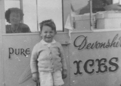 Geoff as a boy