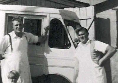 Dave Junior and Ernest 1955